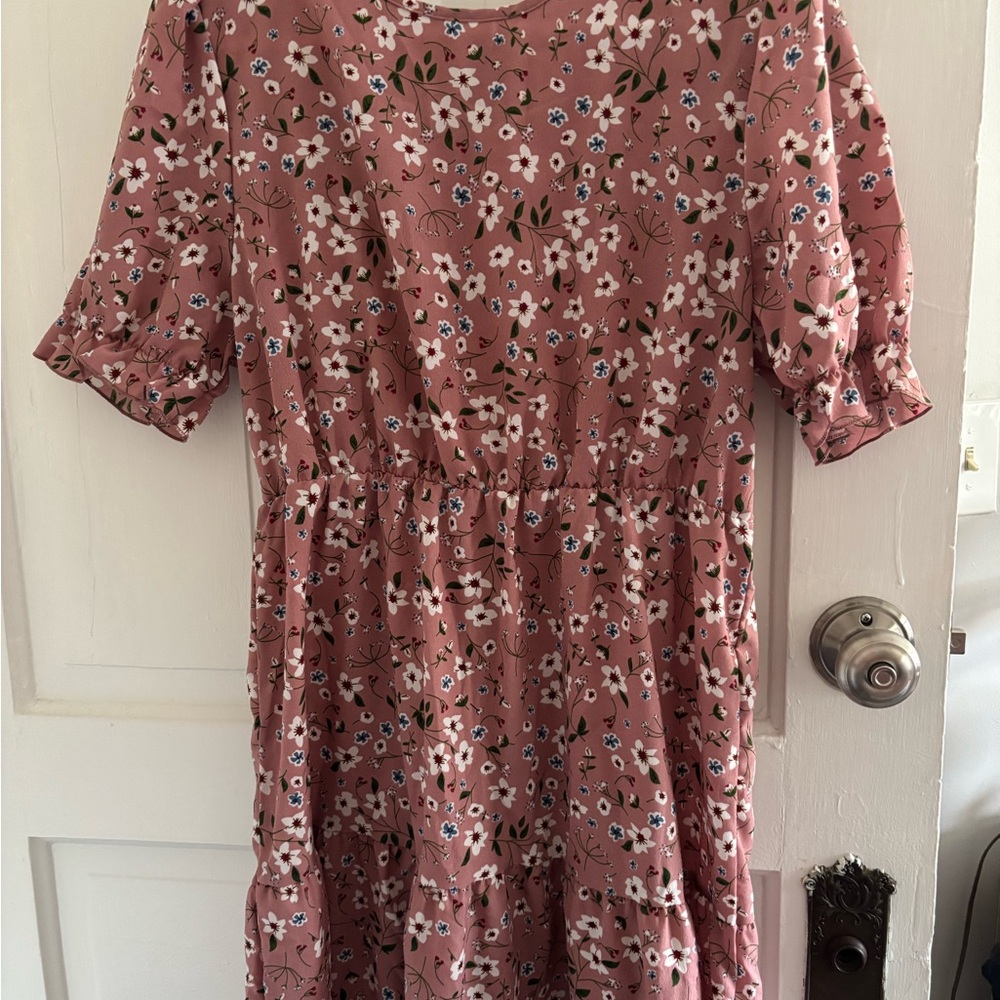 Floral Pink Shein Dress